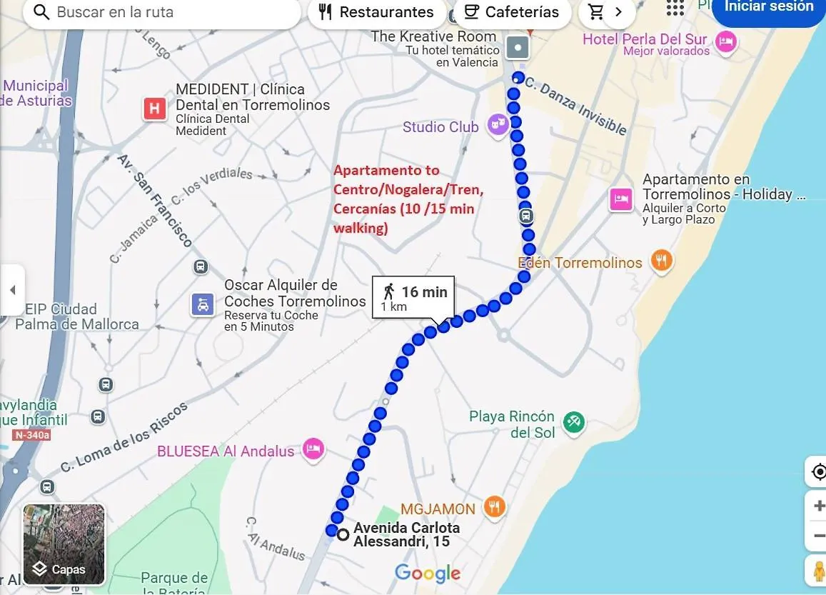 Brisa, La Carihuela Playa Torremolinosアパートメント アパート